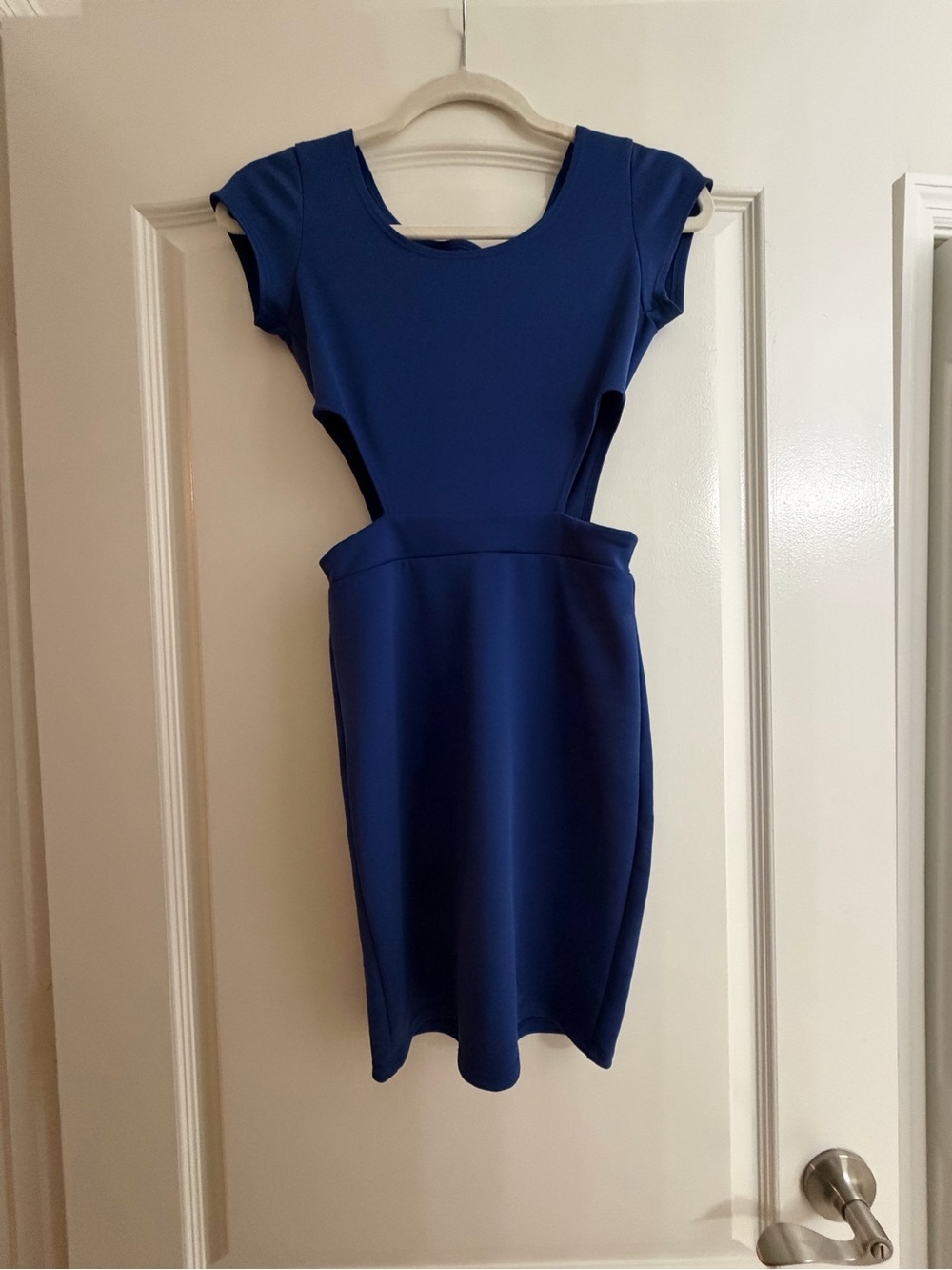 Wet Seal Royal Blue Cutout Mini Dress